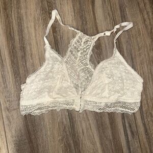 Victoria's Secret Lace Bralette in Cream